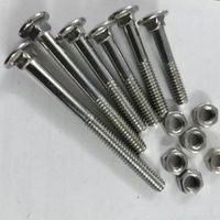 Duplex Steel Fasteners Carriage Bolts Manufacturer in India